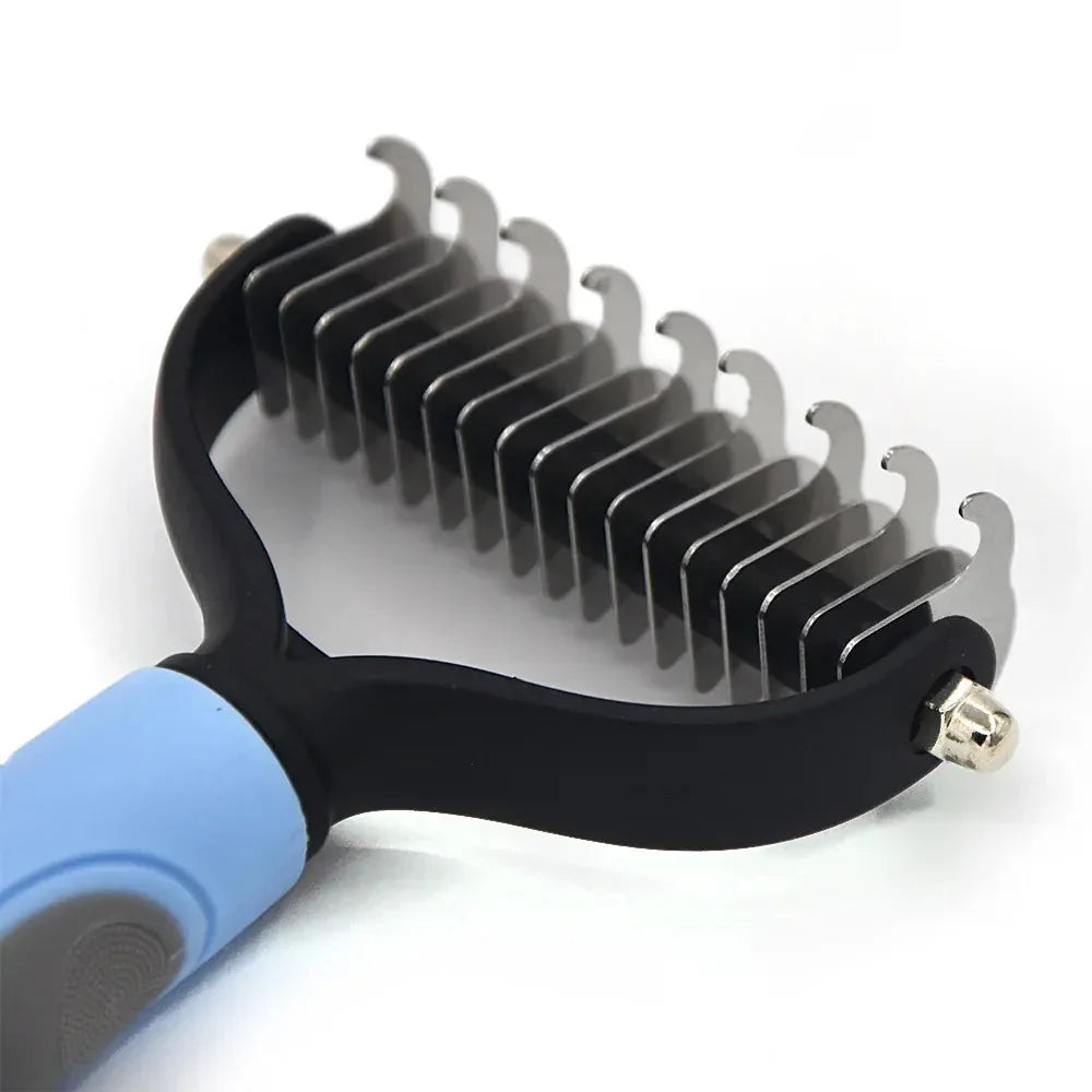 Brosse démêlante double face