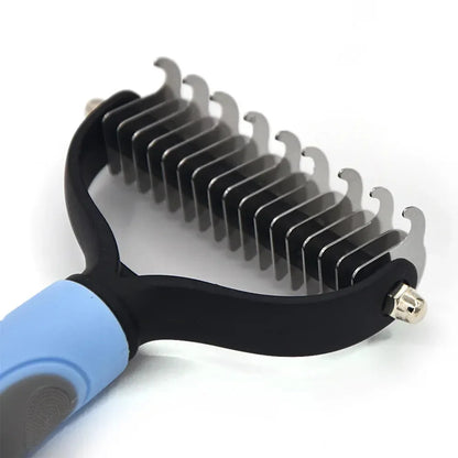 Brosse démêlante double face