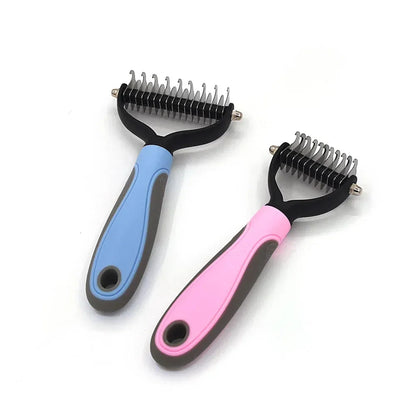 Brosse démêlante double face