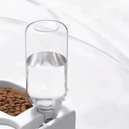 Gamelle double avec réserve d'eau