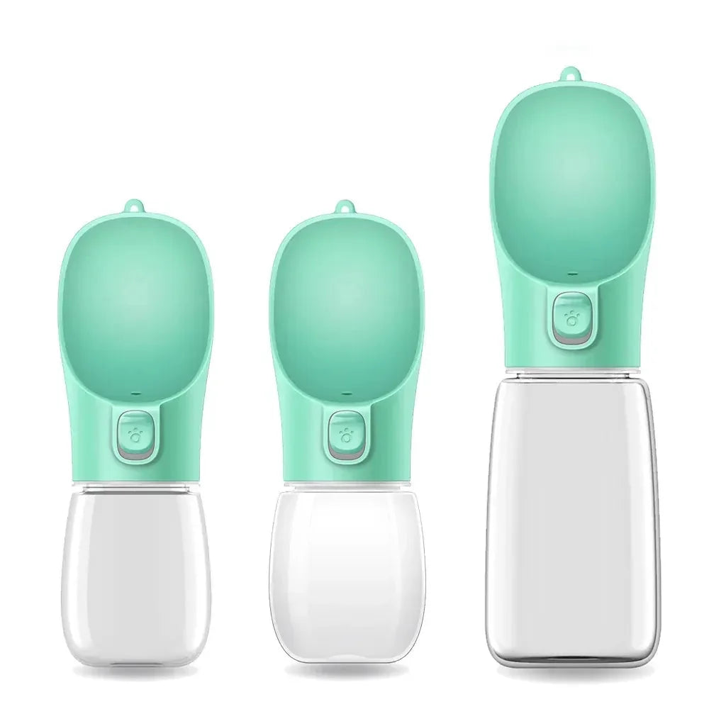 Gourde de promenade avec bol intégré — coloris Vert / 550 ml