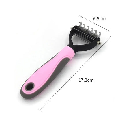 Brosse démêlante double face