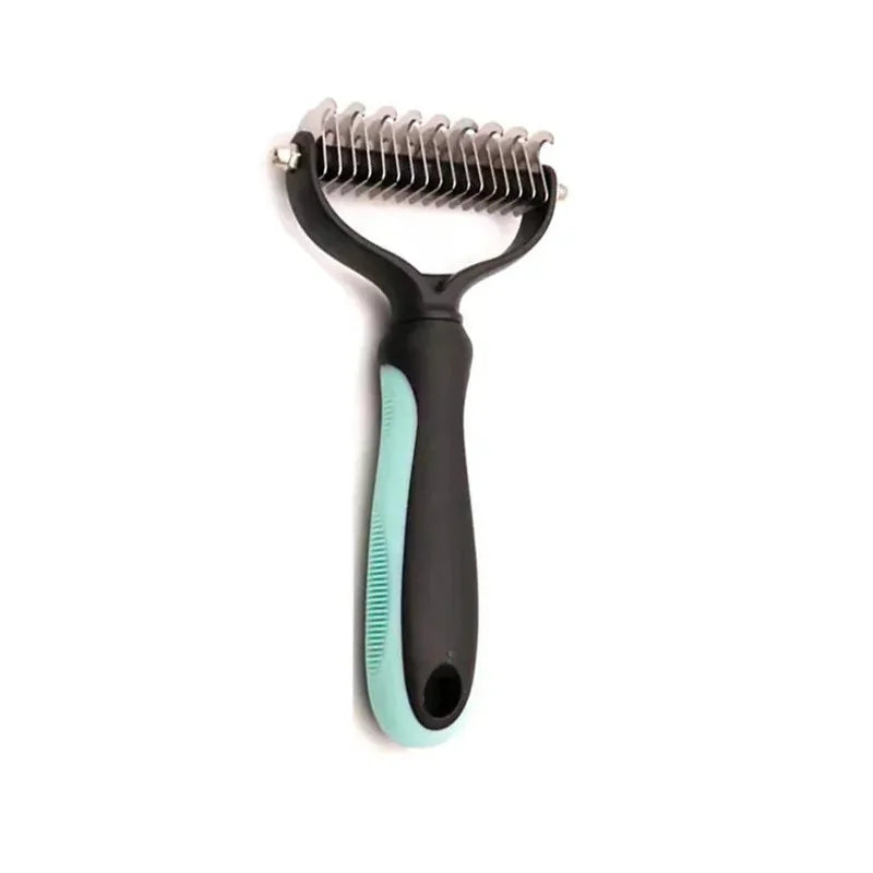 Brosse démêlante double face — coloris Vert / L