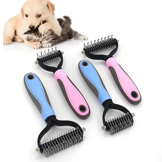 Brosse démêlante double face