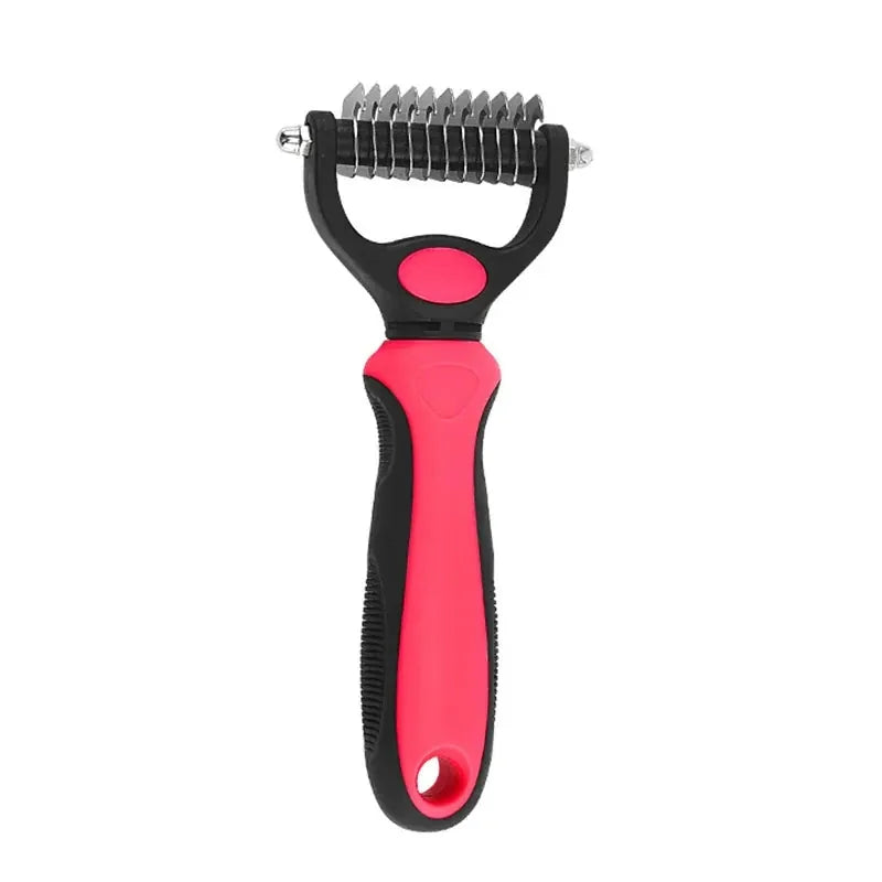 Brosse démêlante double face — coloris Rouge / S
