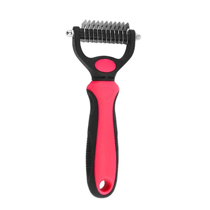 Brosse démêlante double face — coloris Rouge / S